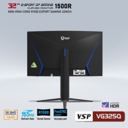 Màn hình cong VSP 2K 32inch ESport Gaming VG325Q