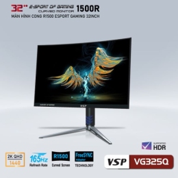 Màn hình cong VSP 2K 32inch ESport Gaming VG325Q