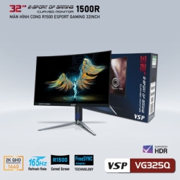 Màn hình cong VSP 2K 32inch ESport Gaming VG325Q