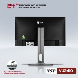 Màn hình phẵng VSP 24inch 2K eSport Gaming VU241Q - QHD /USB-C Type-C
