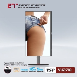 Màn hình phẳng VSP 27inch 2K eSport Gaming VU271Q - QHD /USB-C Type-C
